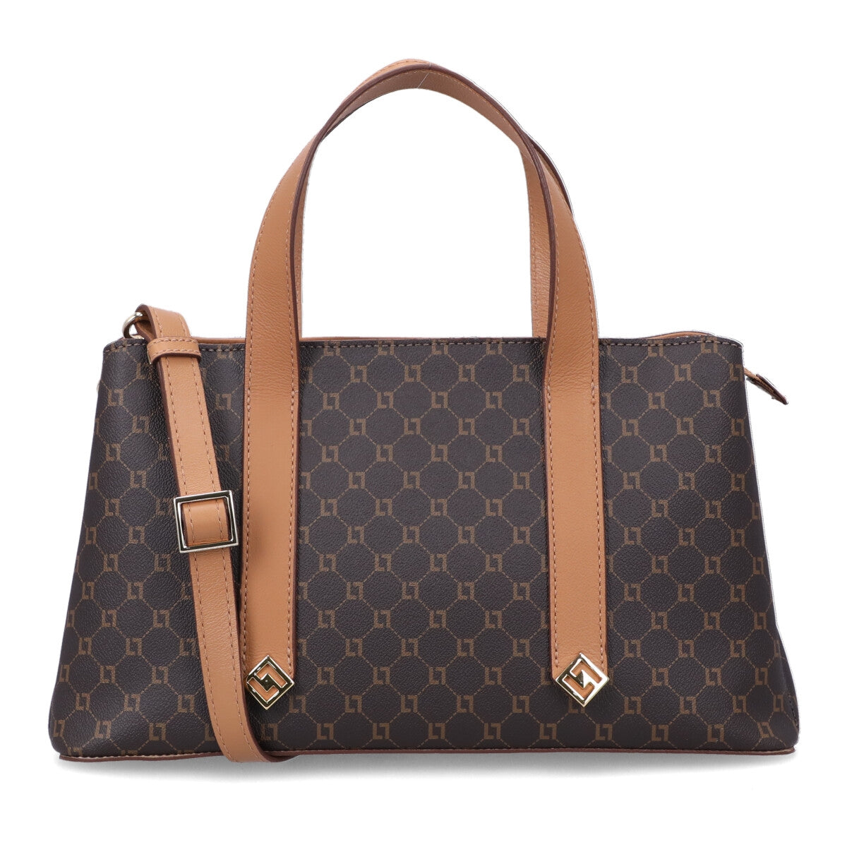 BOLSA TOTE GRANDE MONOGRAMA MOCCA
