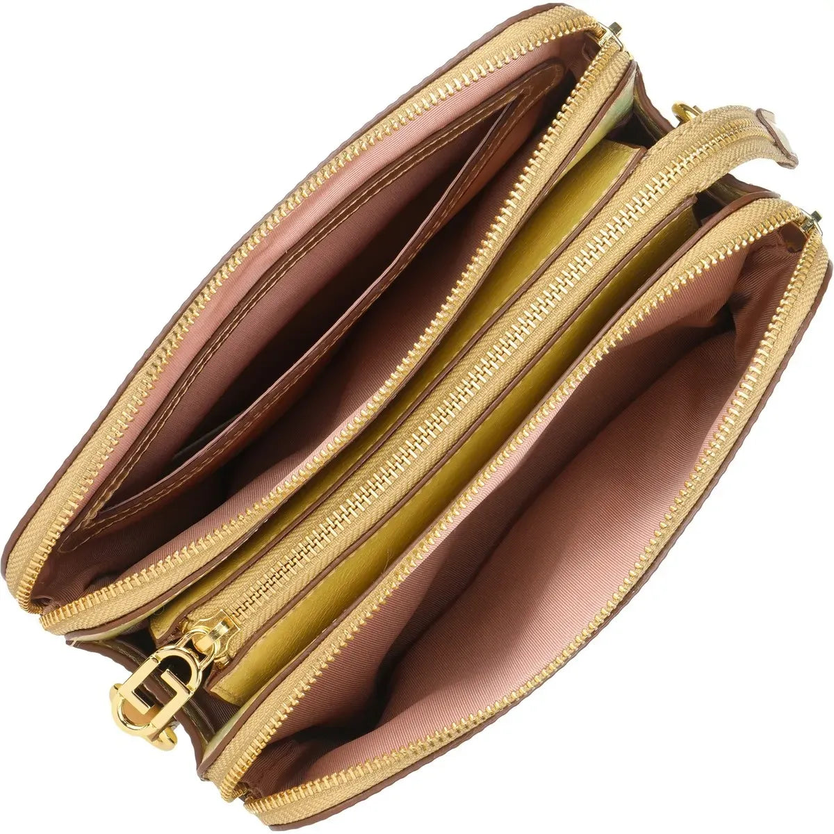 BOLSA BELLA TIRACOLO MÉDIA - Amêndoa