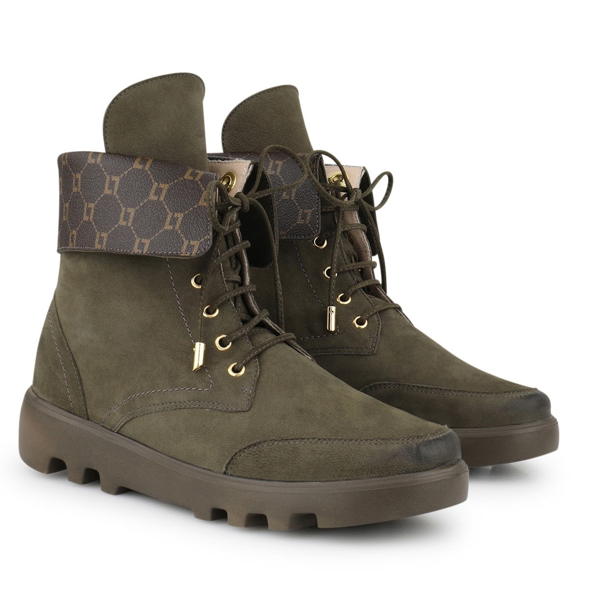 TÊNIS BOOT  PRETO/MOCCA