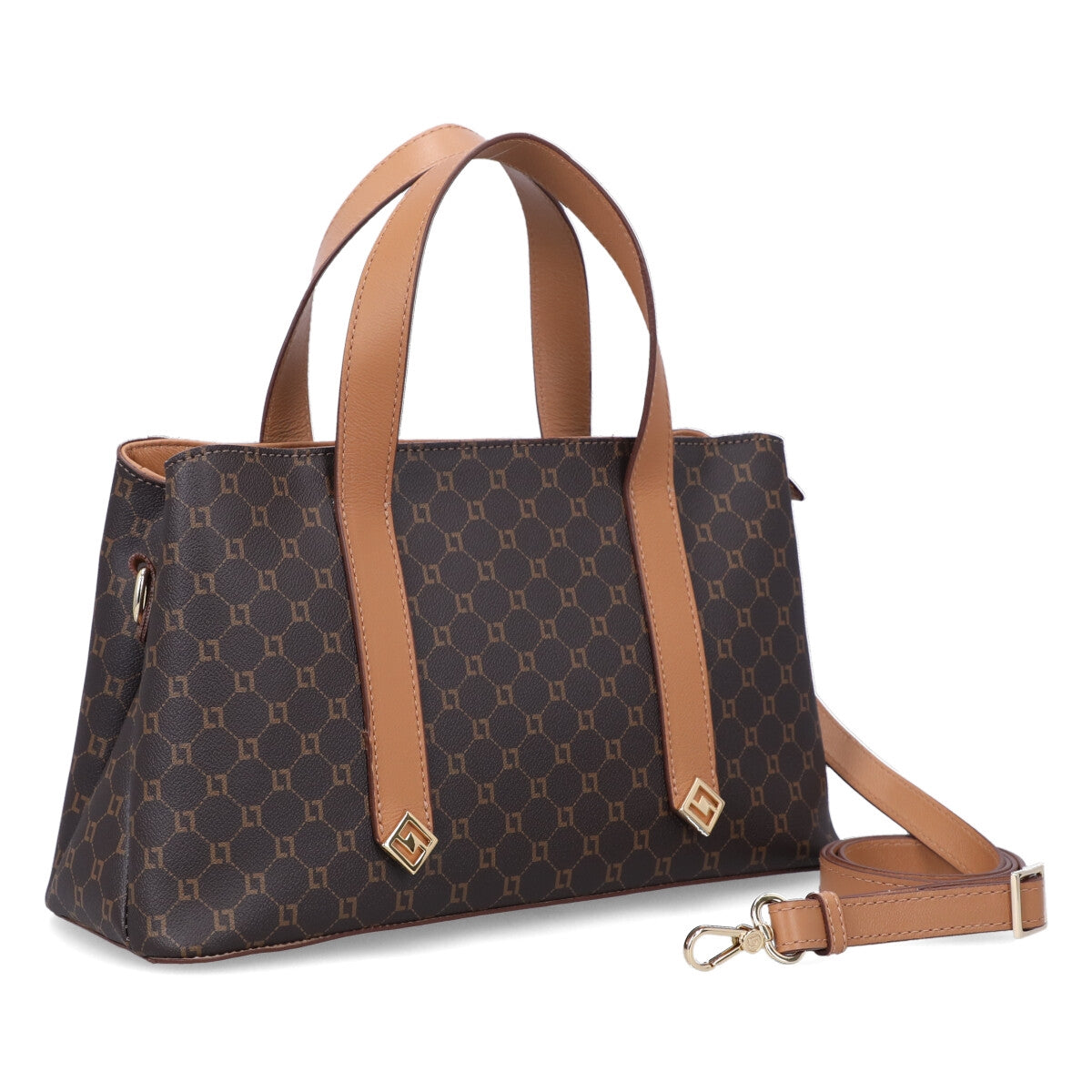 BOLSA TOTE GRANDE MONOGRAMA MOCCA