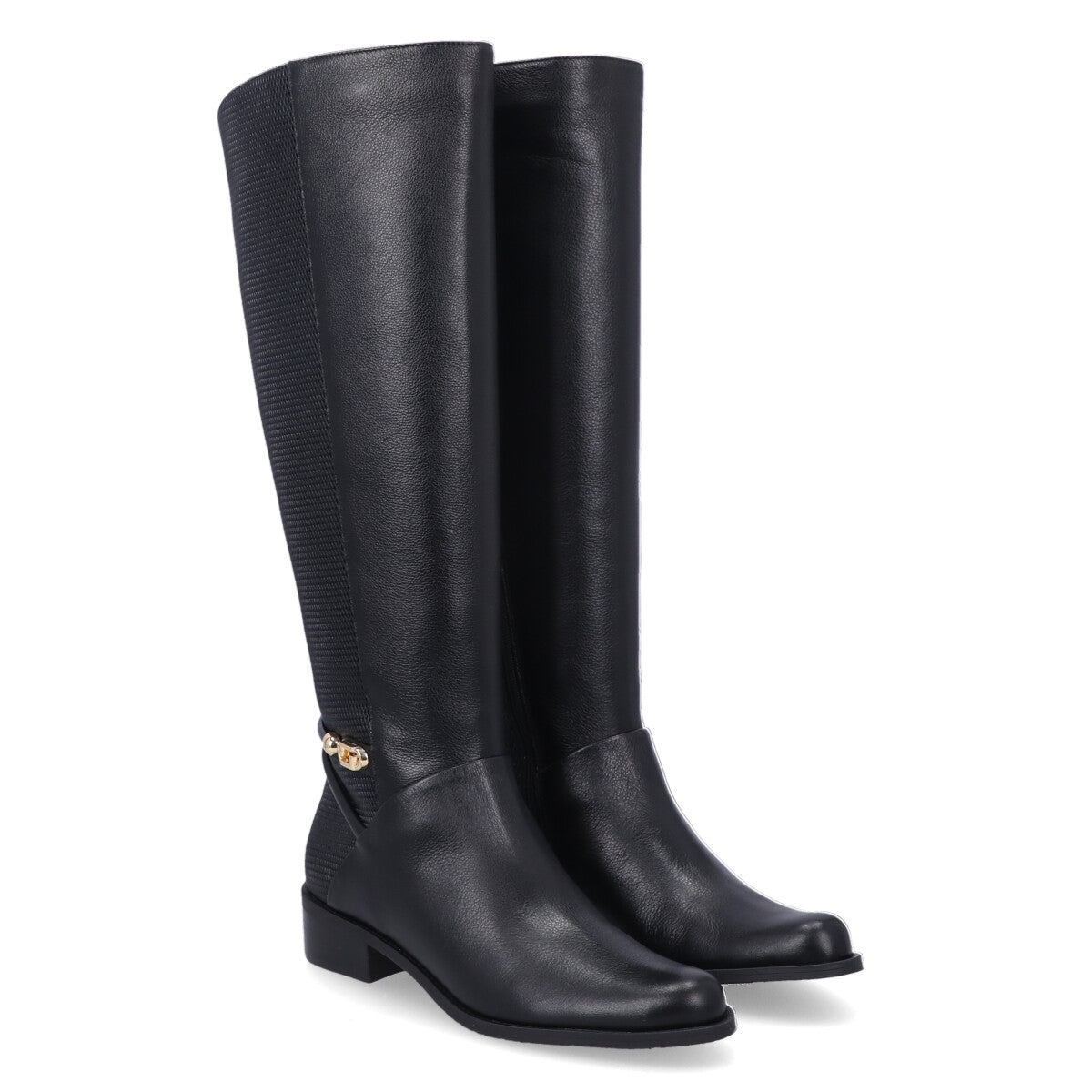 BOTA CANO LONGO SAARA PRETO COM RAVENA PRETO