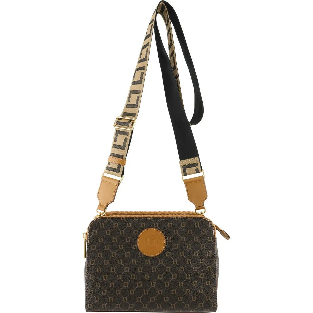 BOLSA BELLA TIRACOLO MÉDIA - Amêndoa