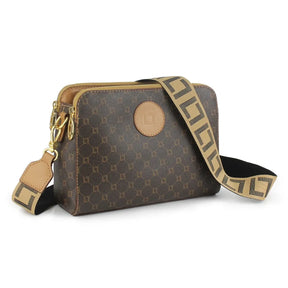 BOLSA BELLA TIRACOLO MÉDIA - Amêndoa